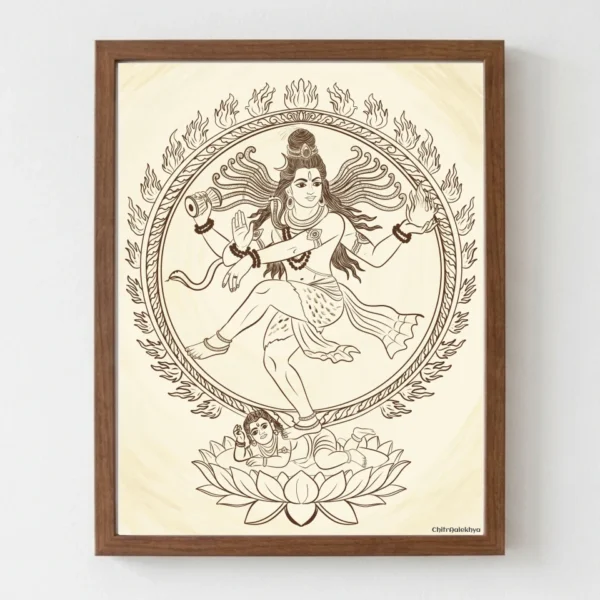 Ananda Tandava of Nataraja: Lines of Eternity